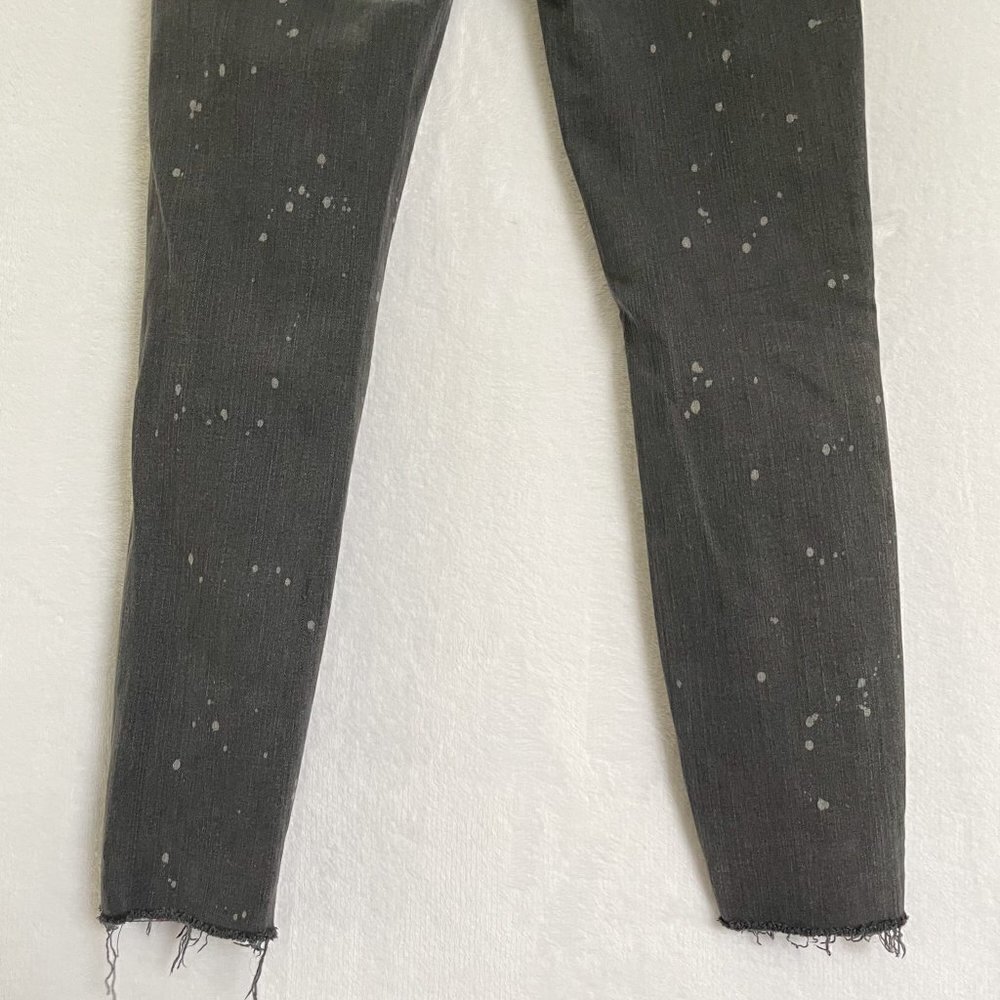 J BRAND Outsider Skinny Crop Gray Distressed Jeans size 27 - Picture 11 of 15